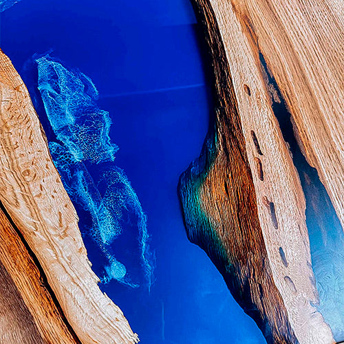 Meersblau mit Welleneffekt